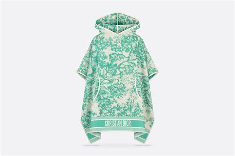 Dioriviera Toile de Jouy Sauvage Hooded Poncho